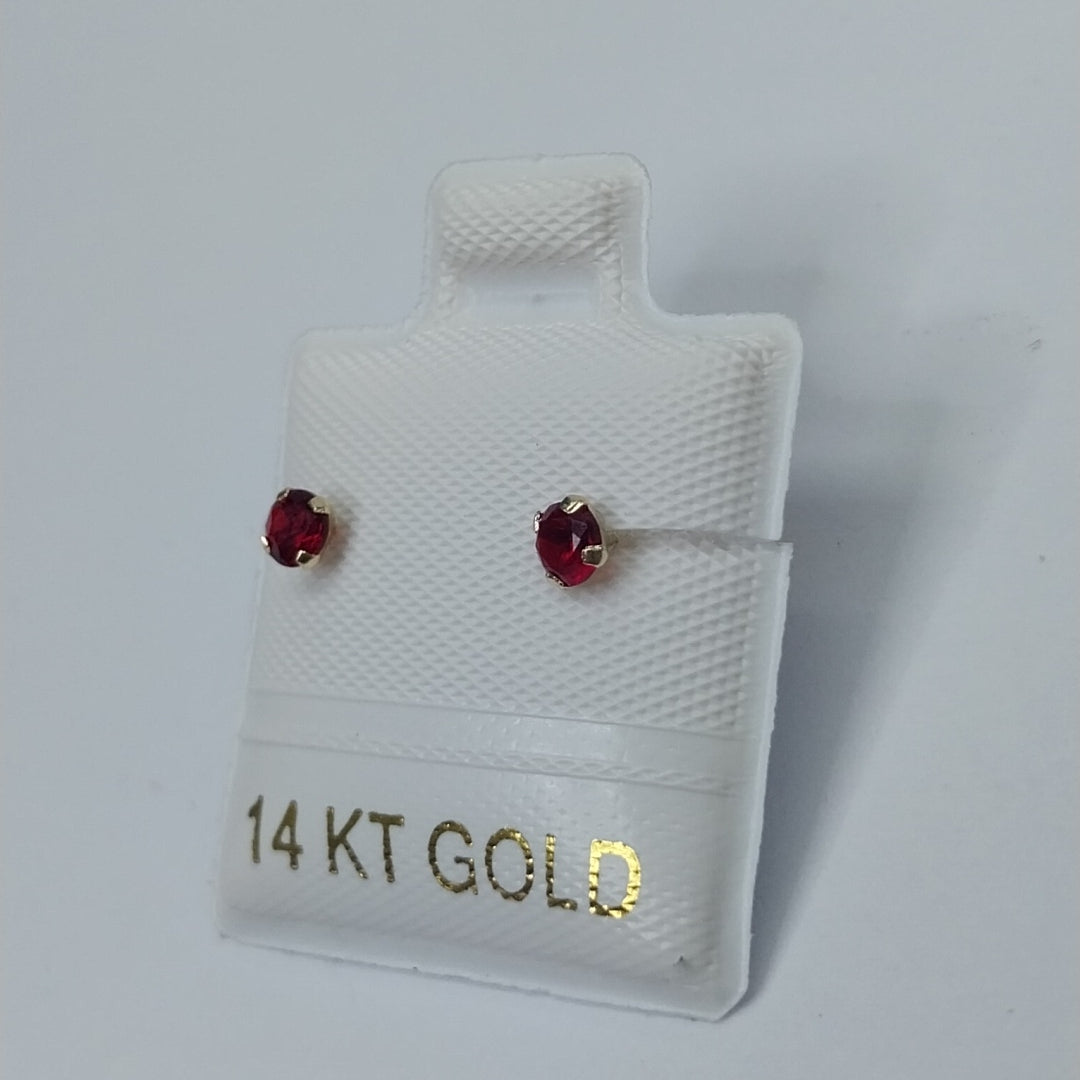 BROQUELES ORO 14K 1 (NUEVO)