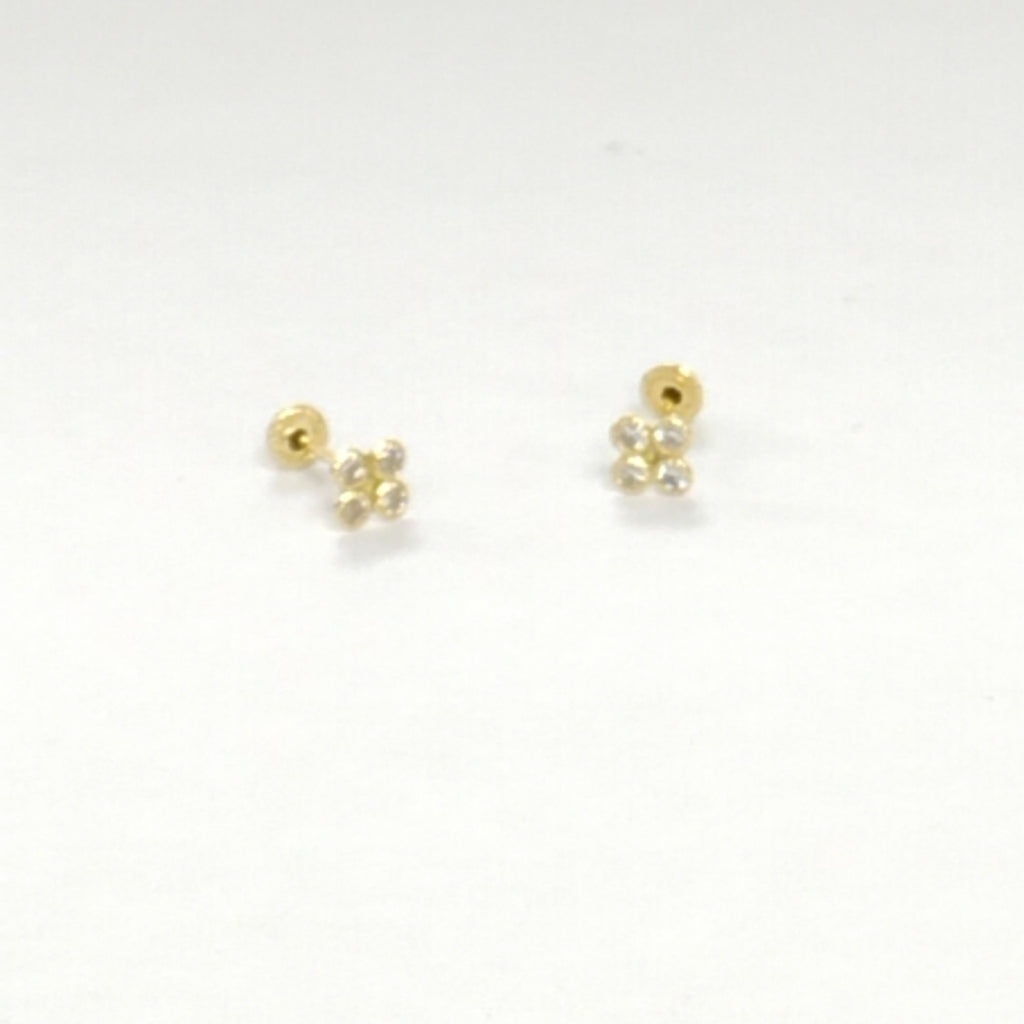 BROQUELES ORO 14K 1 (NUEVO)