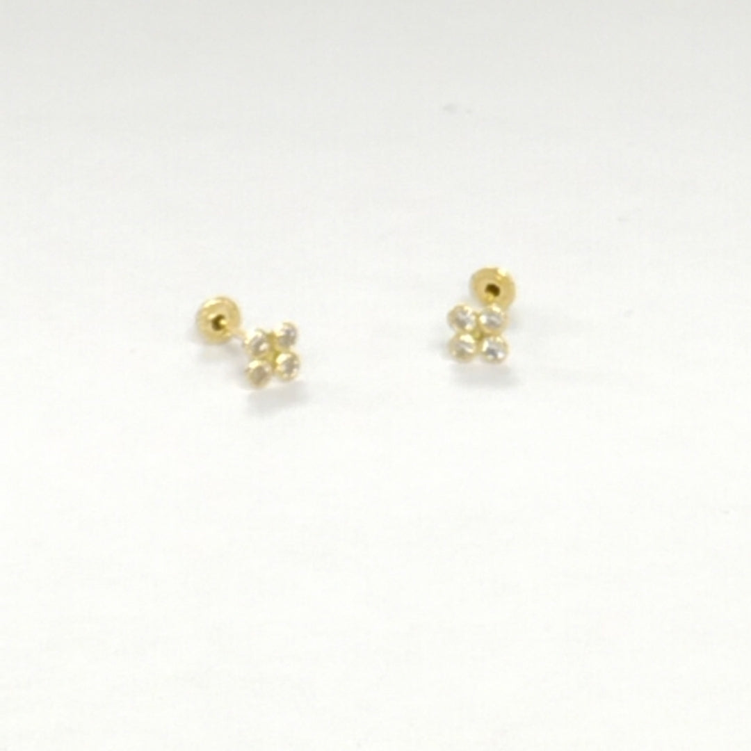 BROQUELES ORO 14K 1 (NUEVO)