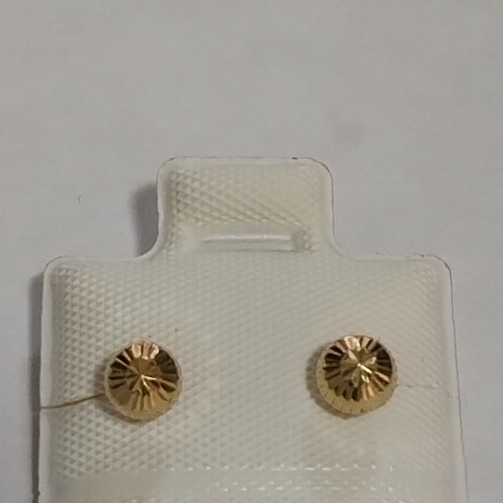 BROQUELES ORO 14K 1 (NUEVO)