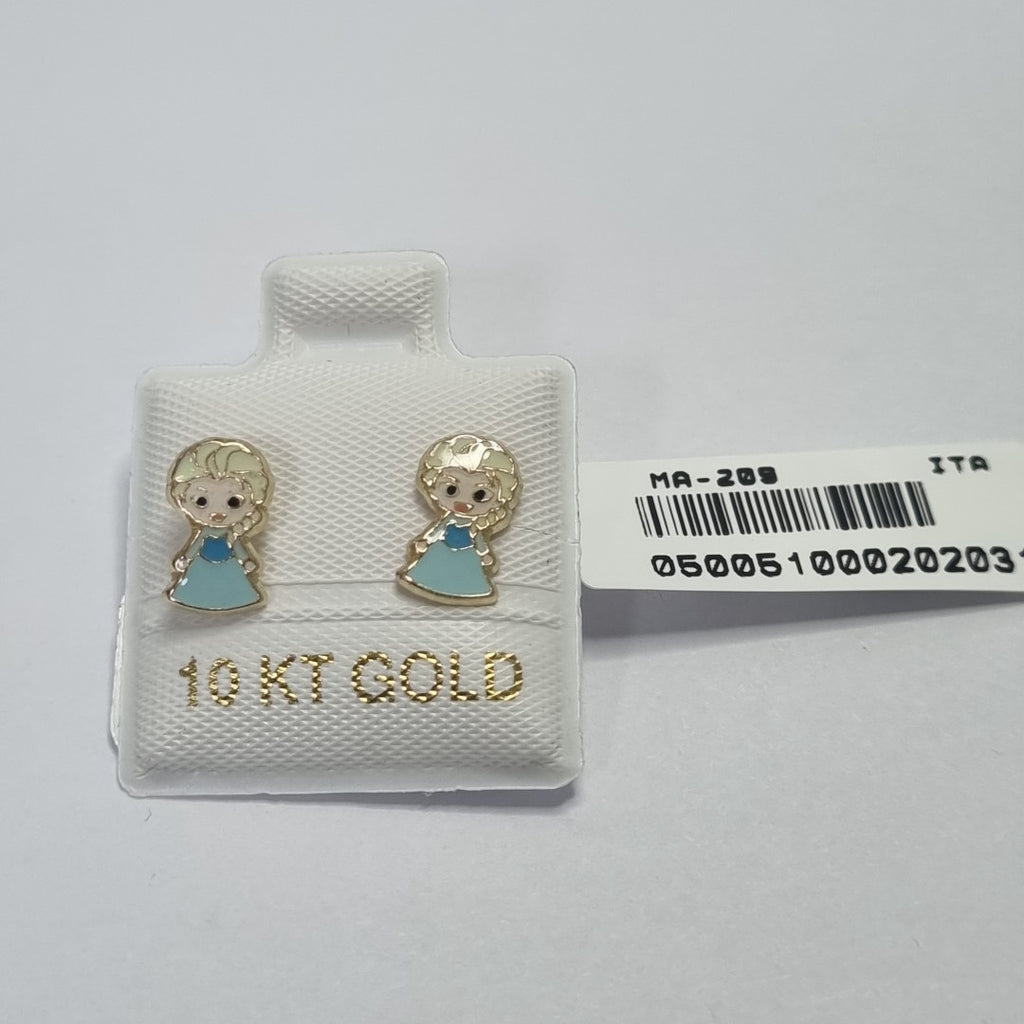 BROQUELES ORO 10K 1 (NUEVO)