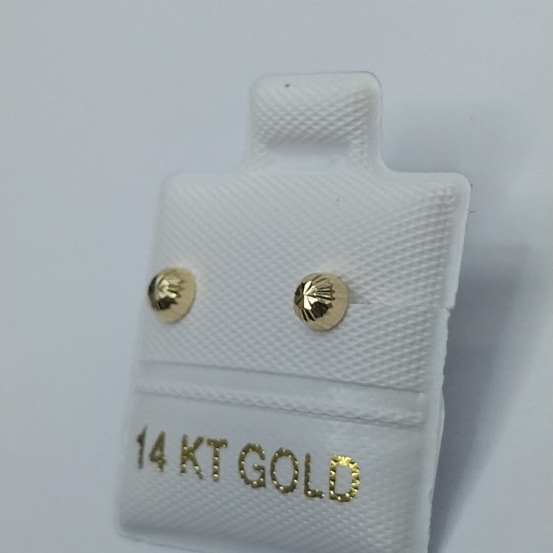 BROQUELES ORO 14K 1 (NUEVO)