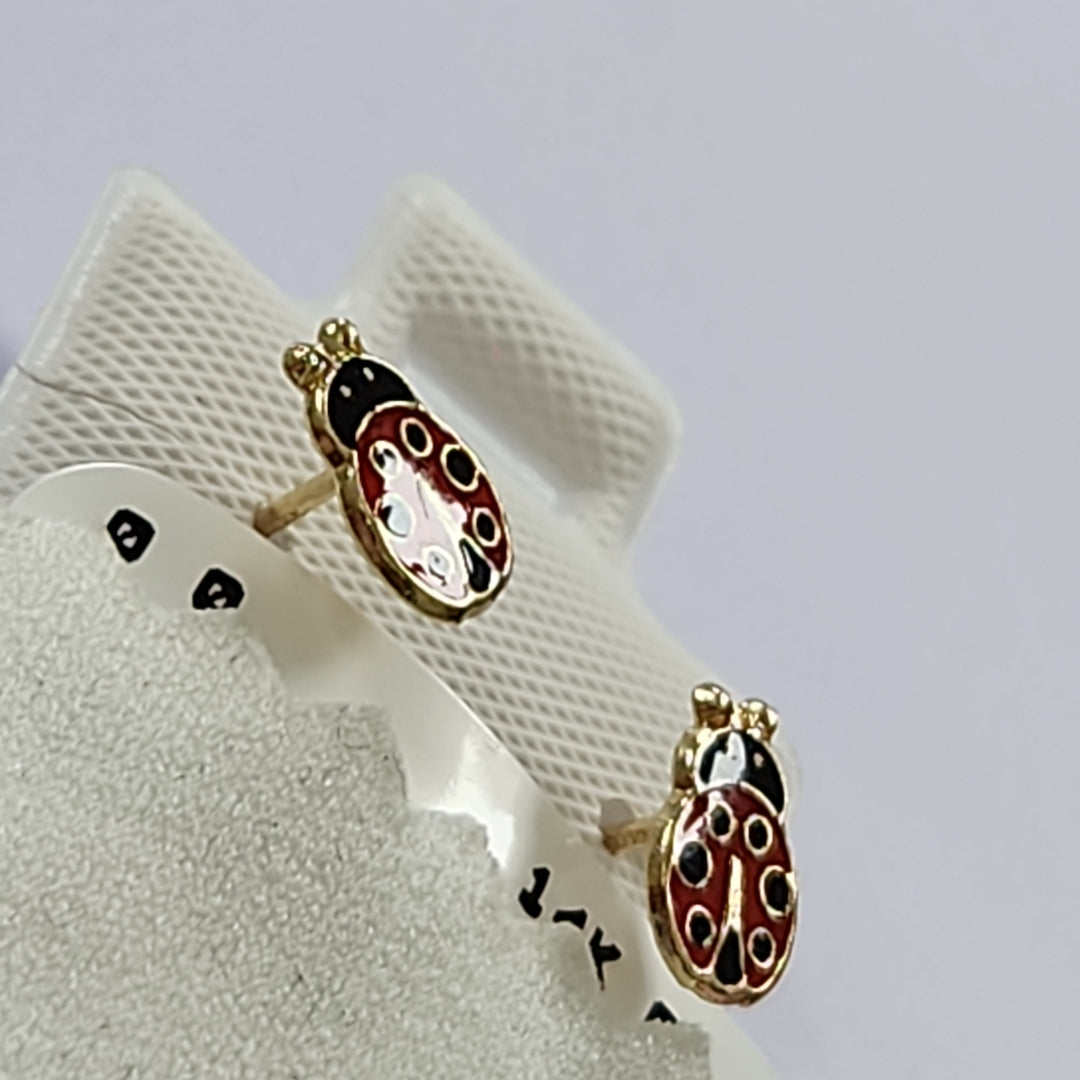 BROQUELES ORO 14K 1 (NUEVO)