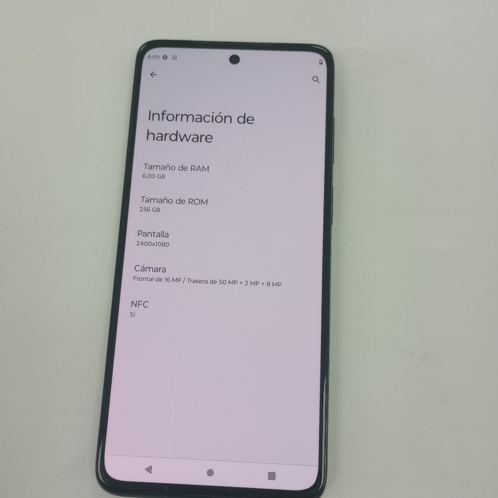 CELULAR MOTOROLA MOTO G52 XT2221-2 256 GB 6 GB RAM (SEMINUEVO)