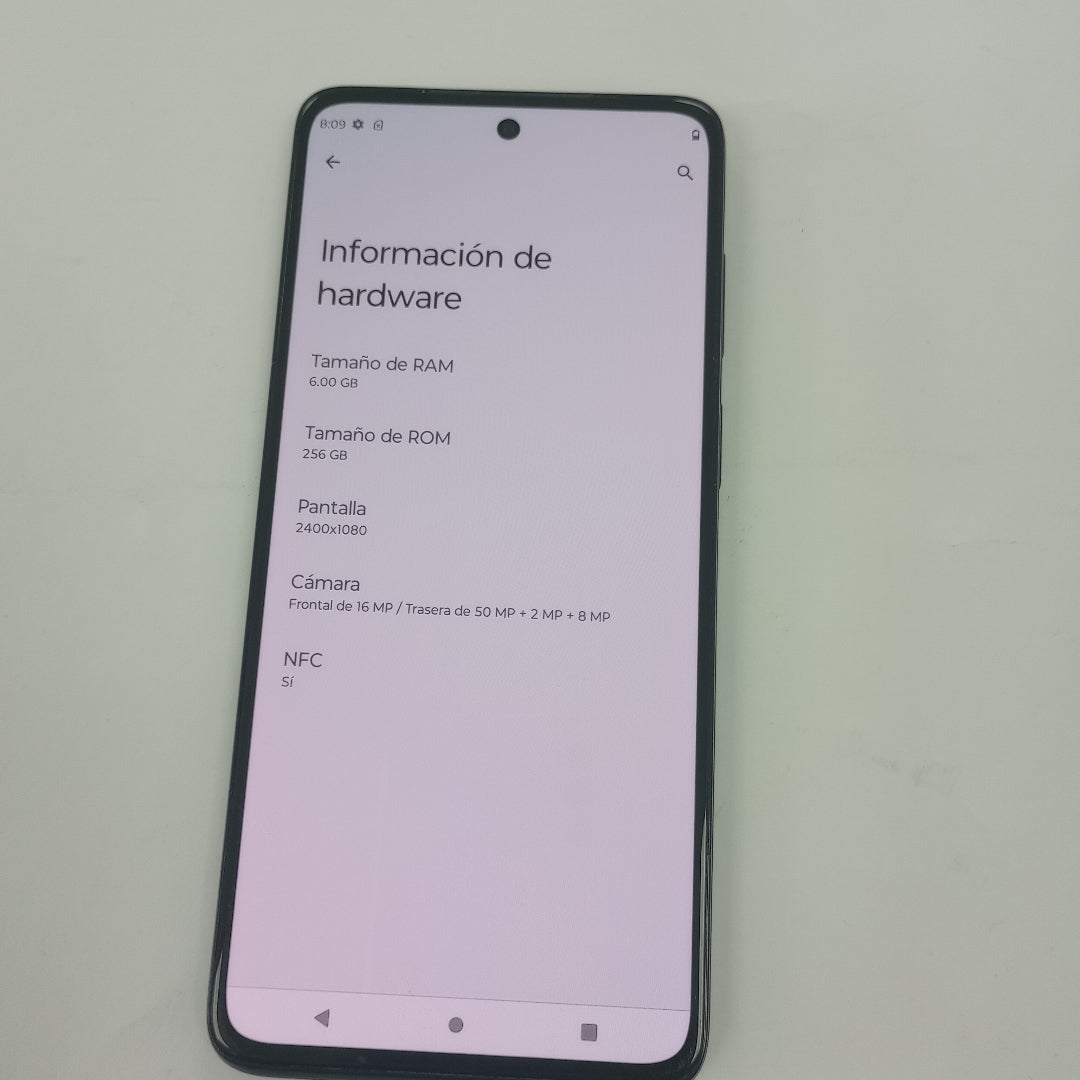 CELULAR MOTOROLA MOTO G52 XT2221-2 256 GB 6 GB RAM (SEMINUEVO)