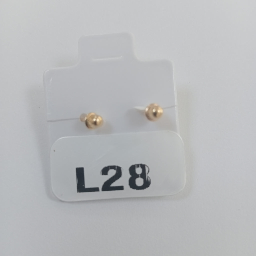 BROQUELES ORO 14K 1 (NUEVO)