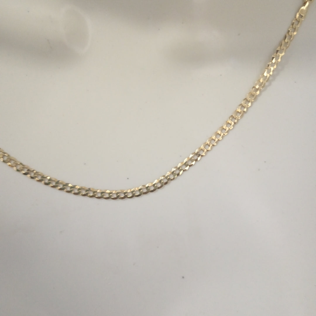 CADENAS BARBADA AMARILLA ORO 14K 8.4 (NUEVO)