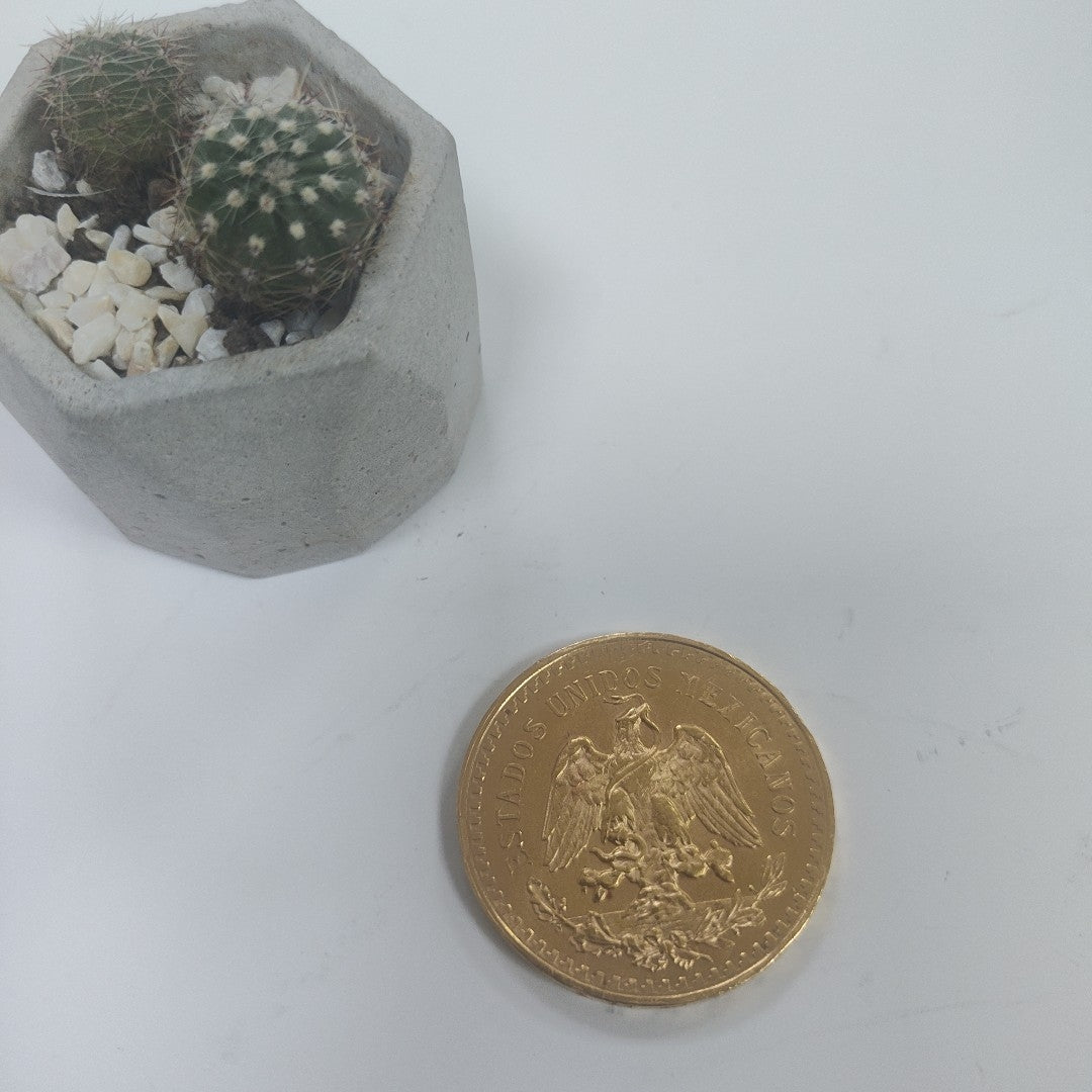 Moneda Centenario Cincuenta Pesos Oro Mexicano 21.6K