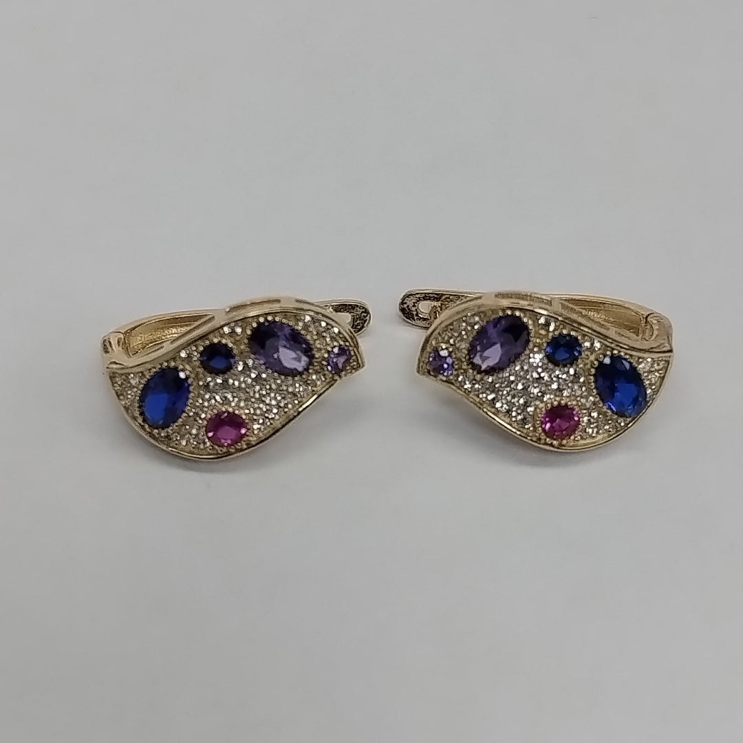 BROQUELES ORO 14K 3.9 (NUEVO)