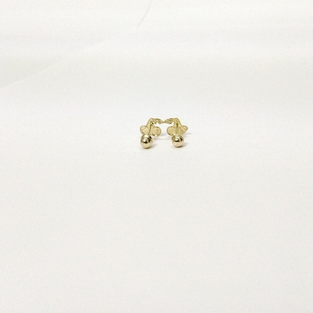 BROQUELES ORO 14K 1 (NUEVO)