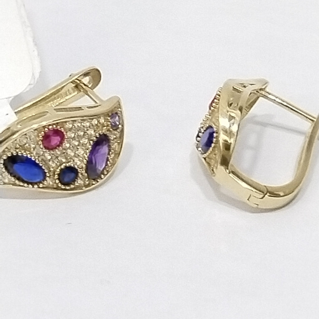 BROQUELES ORO 14K 3.9 (NUEVO)