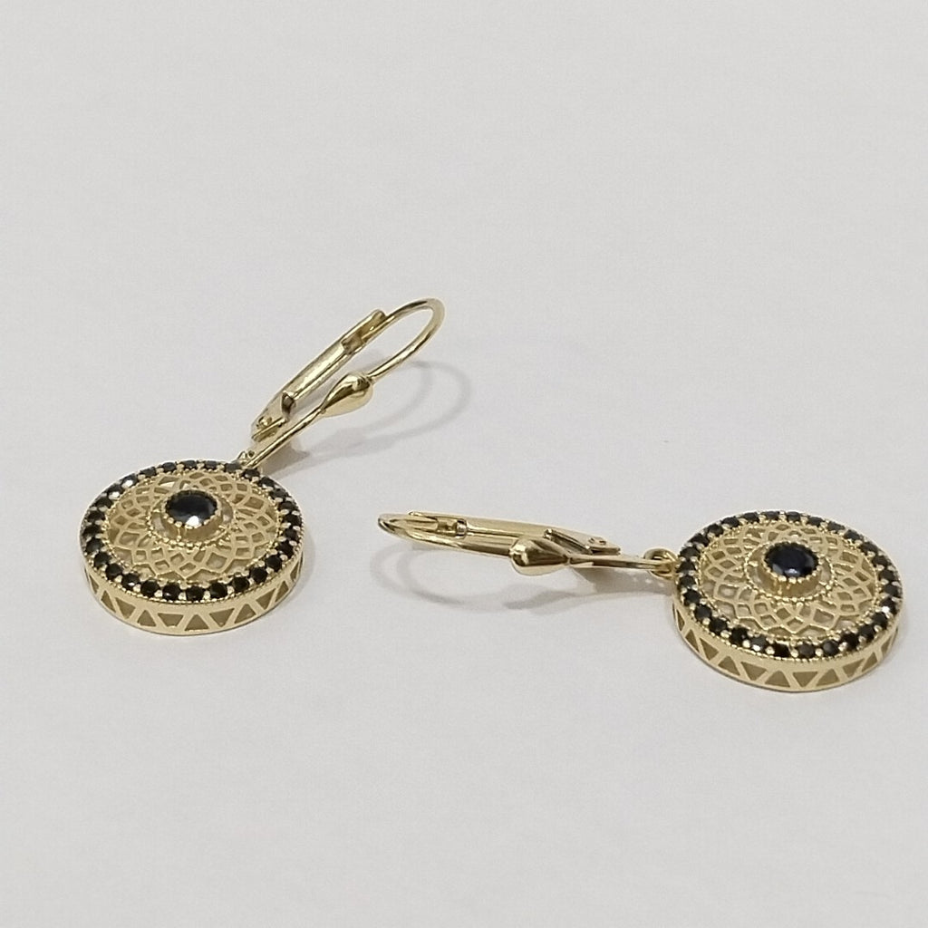 BROQUELES ORO 14K 3.3 (NUEVO)