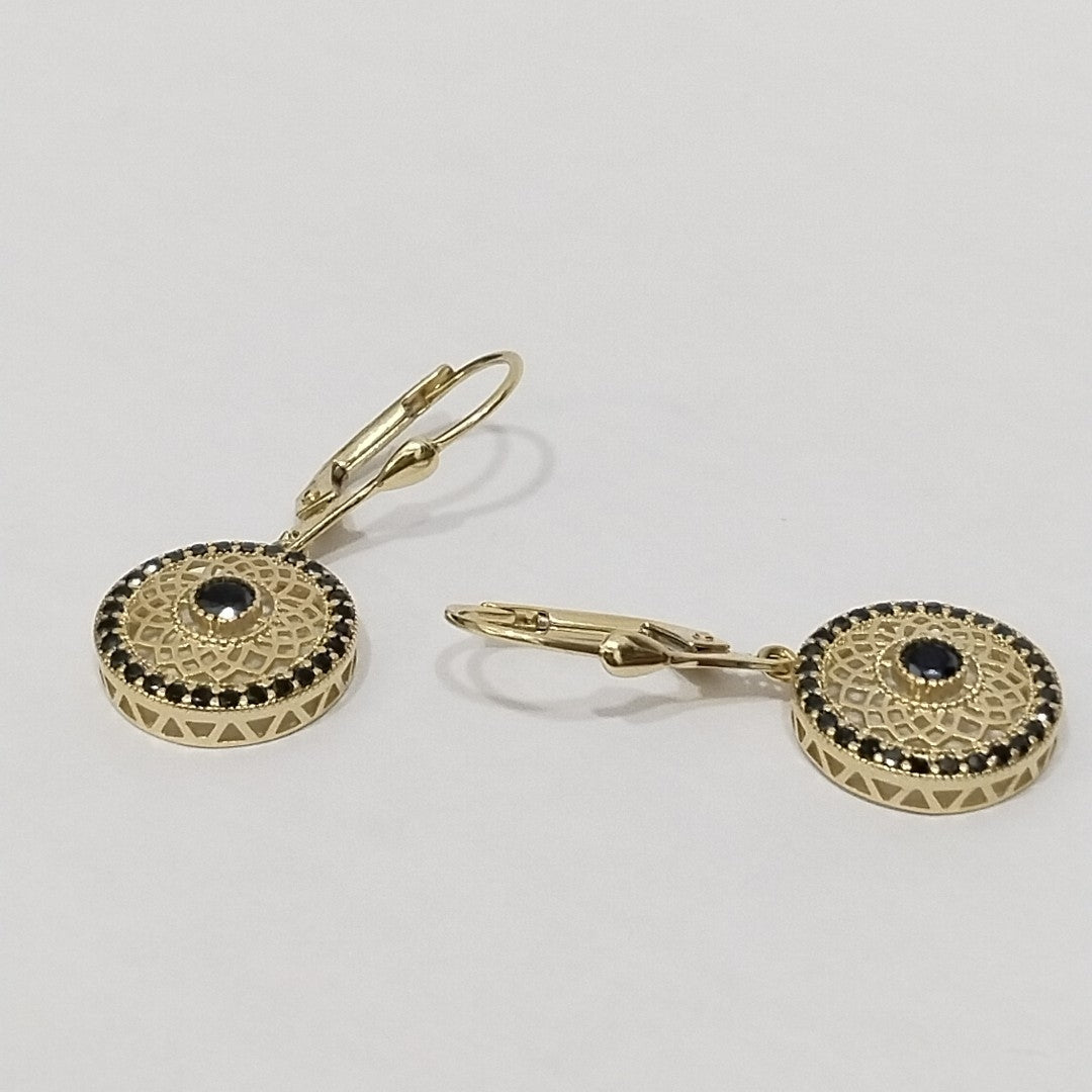 BROQUELES ORO 14K 3.3 (NUEVO)