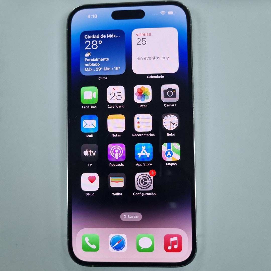 CELULAR APPLE IPHONE 14 PRO MAX A2893 256 GB 6 GB RAM (SEMINUEVO)