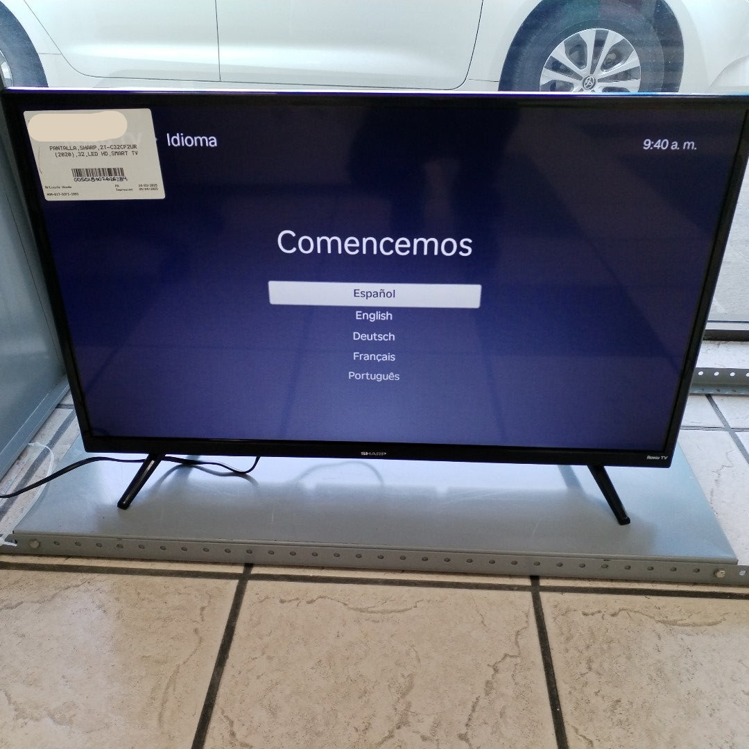 PANTALLA SHARP 2T-C32CF2UR (2020) 32&quot; LED HD (SEMINUEVO)
