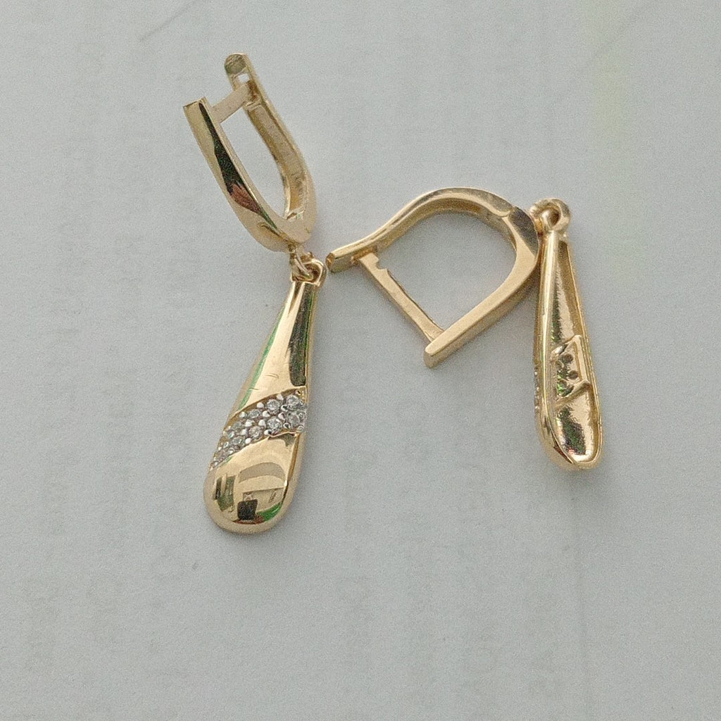 BROQUELES ORO 14K 2.6 (NUEVO)