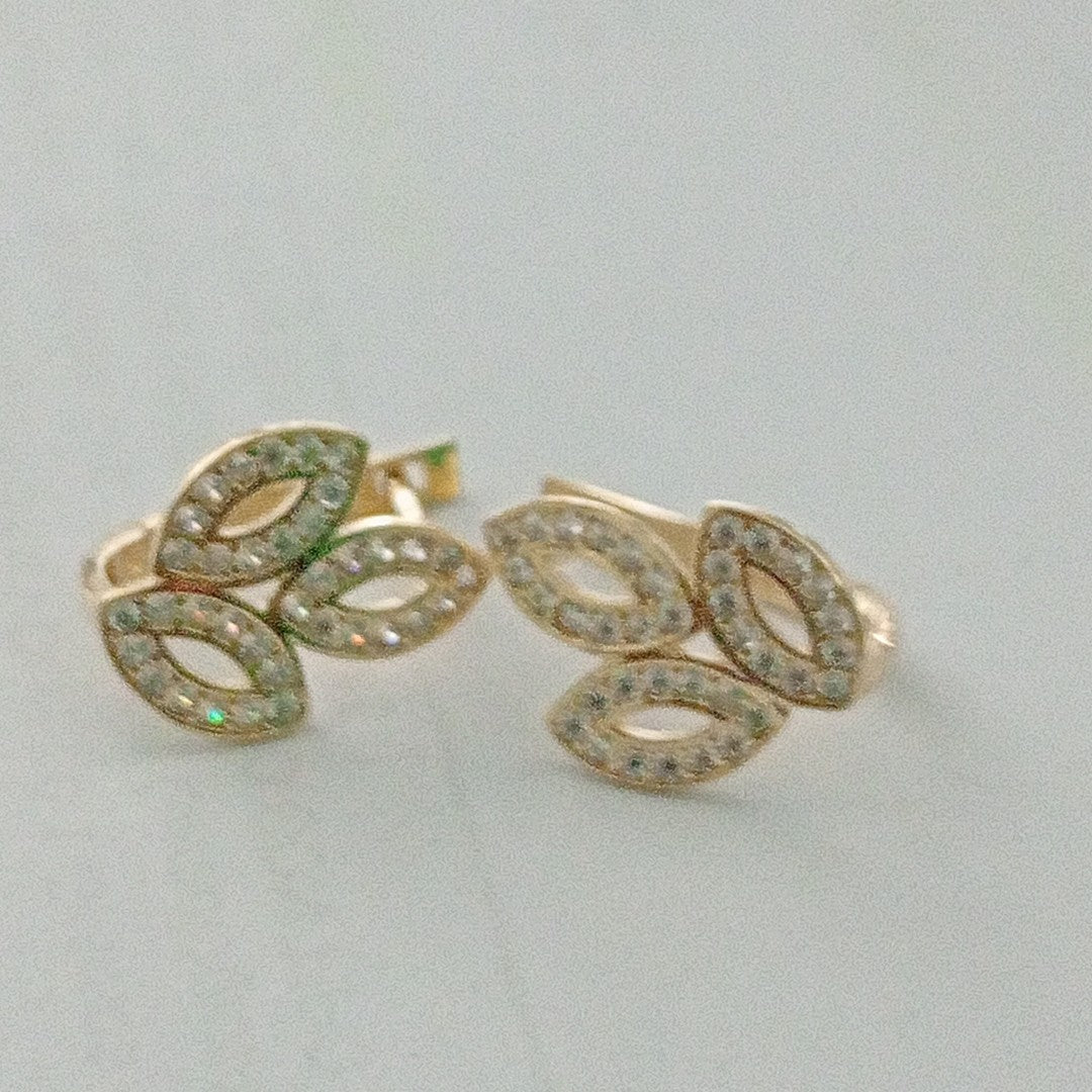 BROQUELES ORO 14K 2.4 (NUEVO)