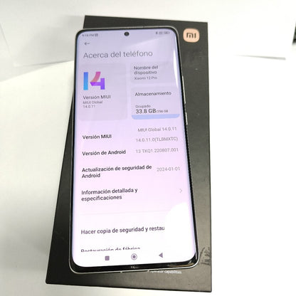 CELULAR XIAOMI 12 PRO 2201122G (2022) 256 GB 8 GB RAM (SEMINUEVO)