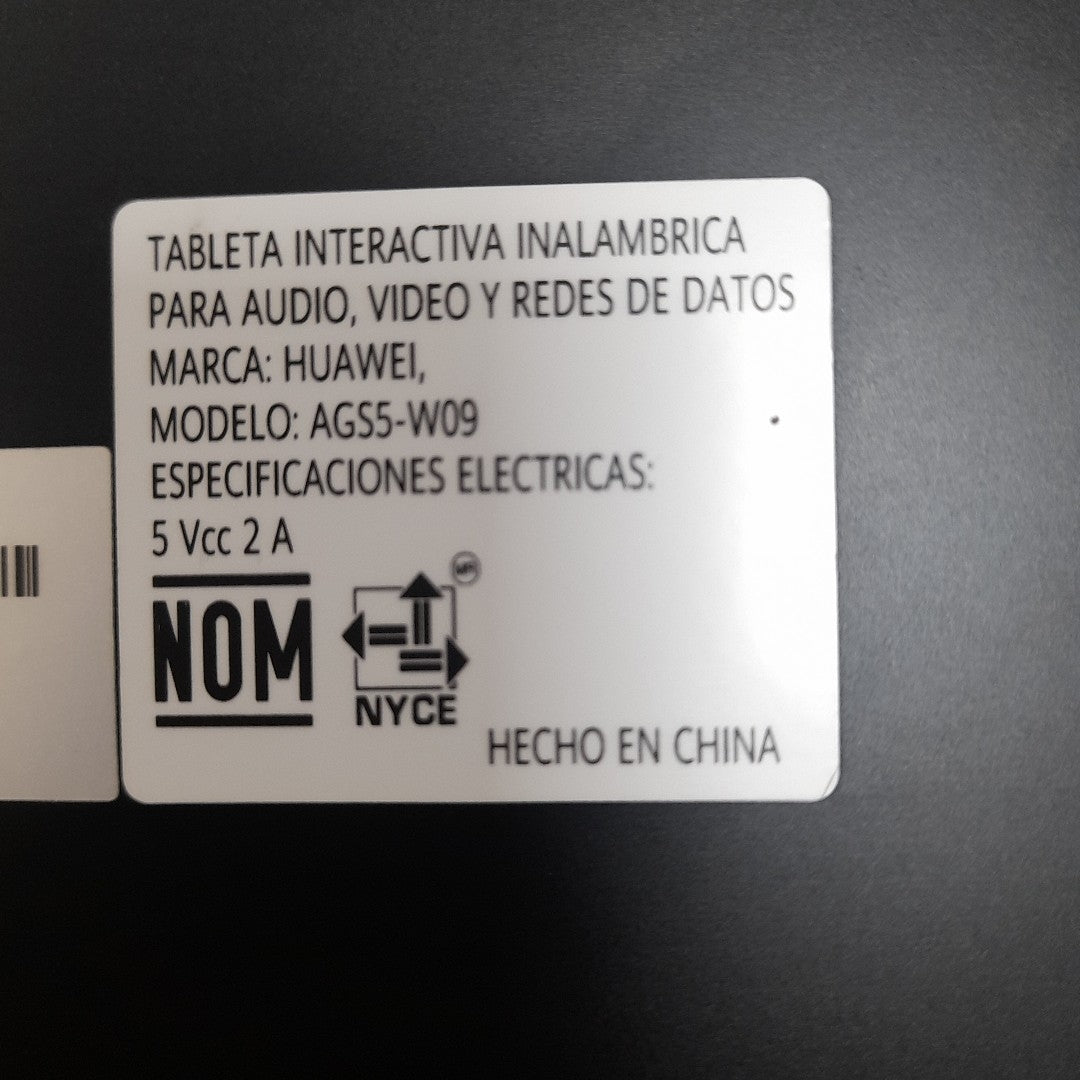 TABLETA HUAWEI MATEPAD SE AGS5-W09 64 GB 4 GB RAM (SEMINUEVO)