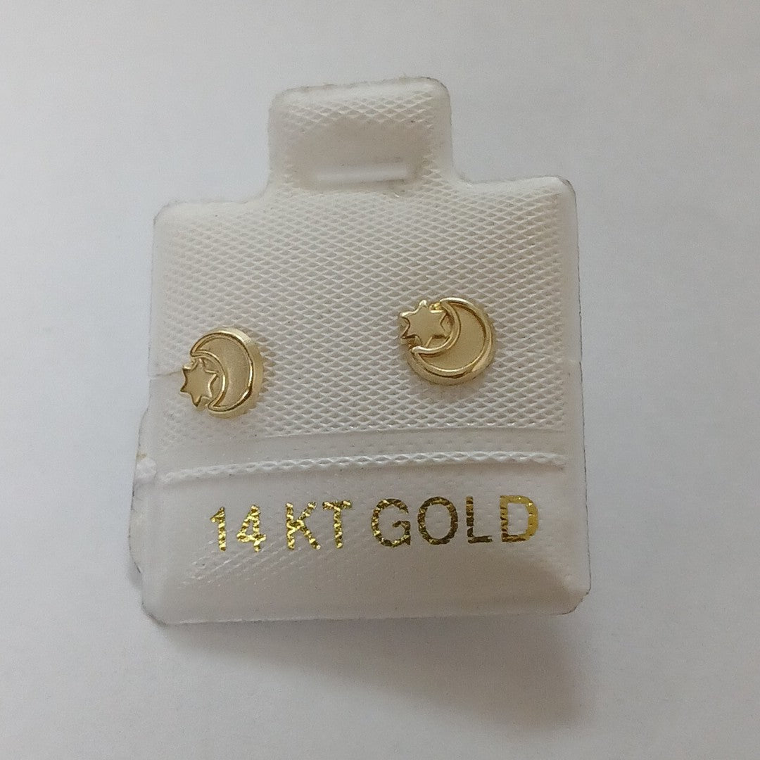 BROQUELES ORO 14K 1 (NUEVO)