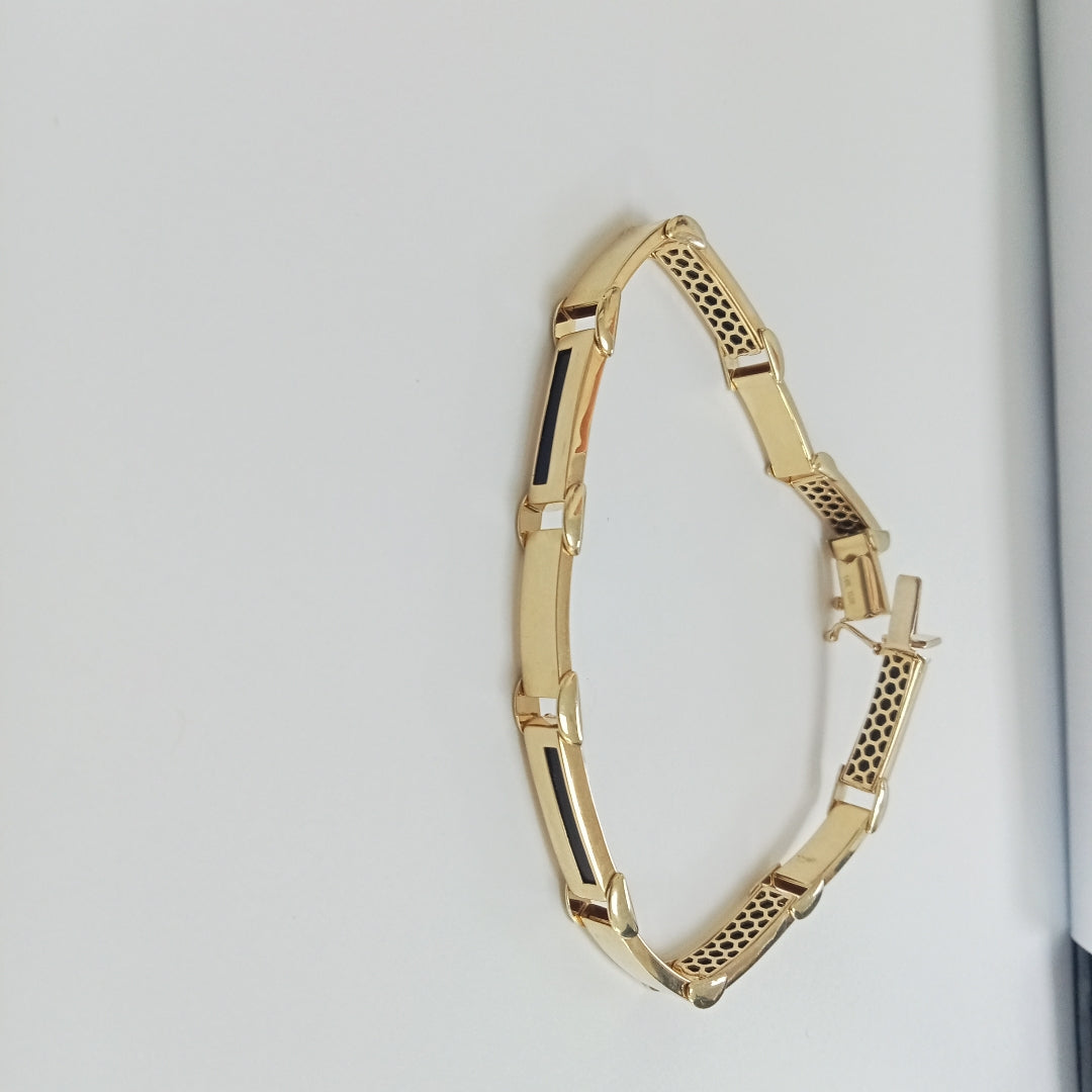 PULSERAS CABALLERO ORO 14K 13.1 (NUEVO)