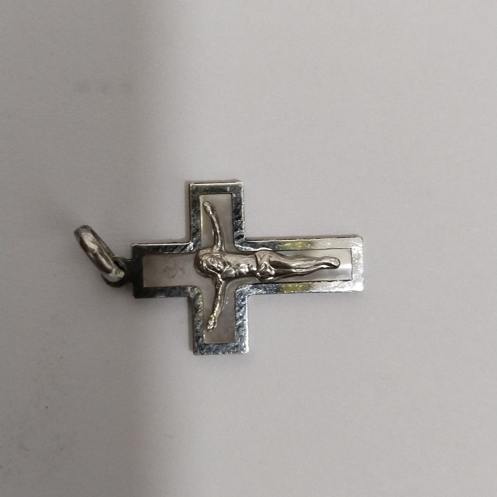 10034REL42100B421 FRD4 CRUZ CON CRISTO O/B ORO 14K 1.2GRS (NUEVO)