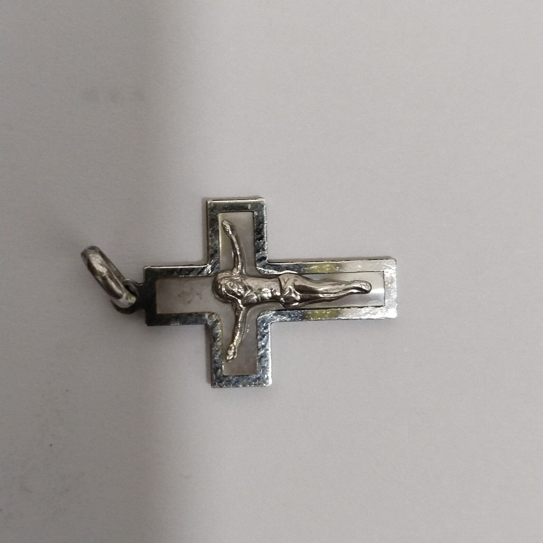 10034REL42100B421 FRD4 CRUZ CON CRISTO O/B ORO 14K 1.2GRS (NUEVO)
