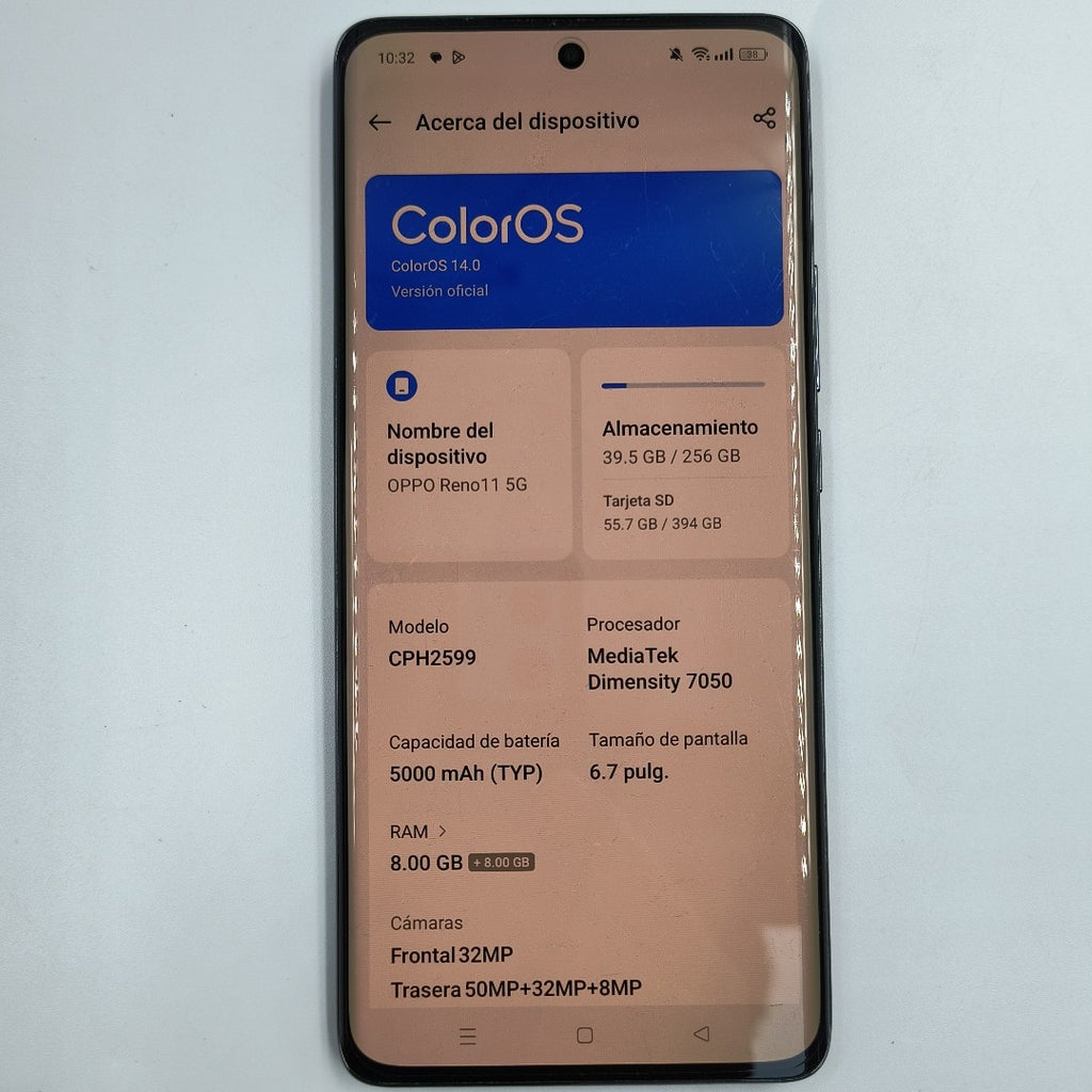 CELULAR OPPO  RENO11 5G CPH2599 (2024) 256 GB 8 GB RAM