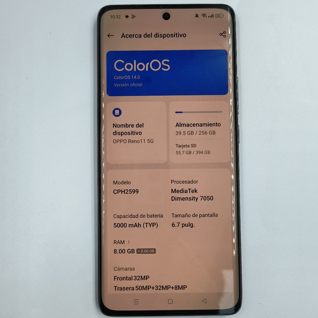 CELULAR OPPO  RENO11 5G CPH2599 (2024) 256 GB 8 GB RAM