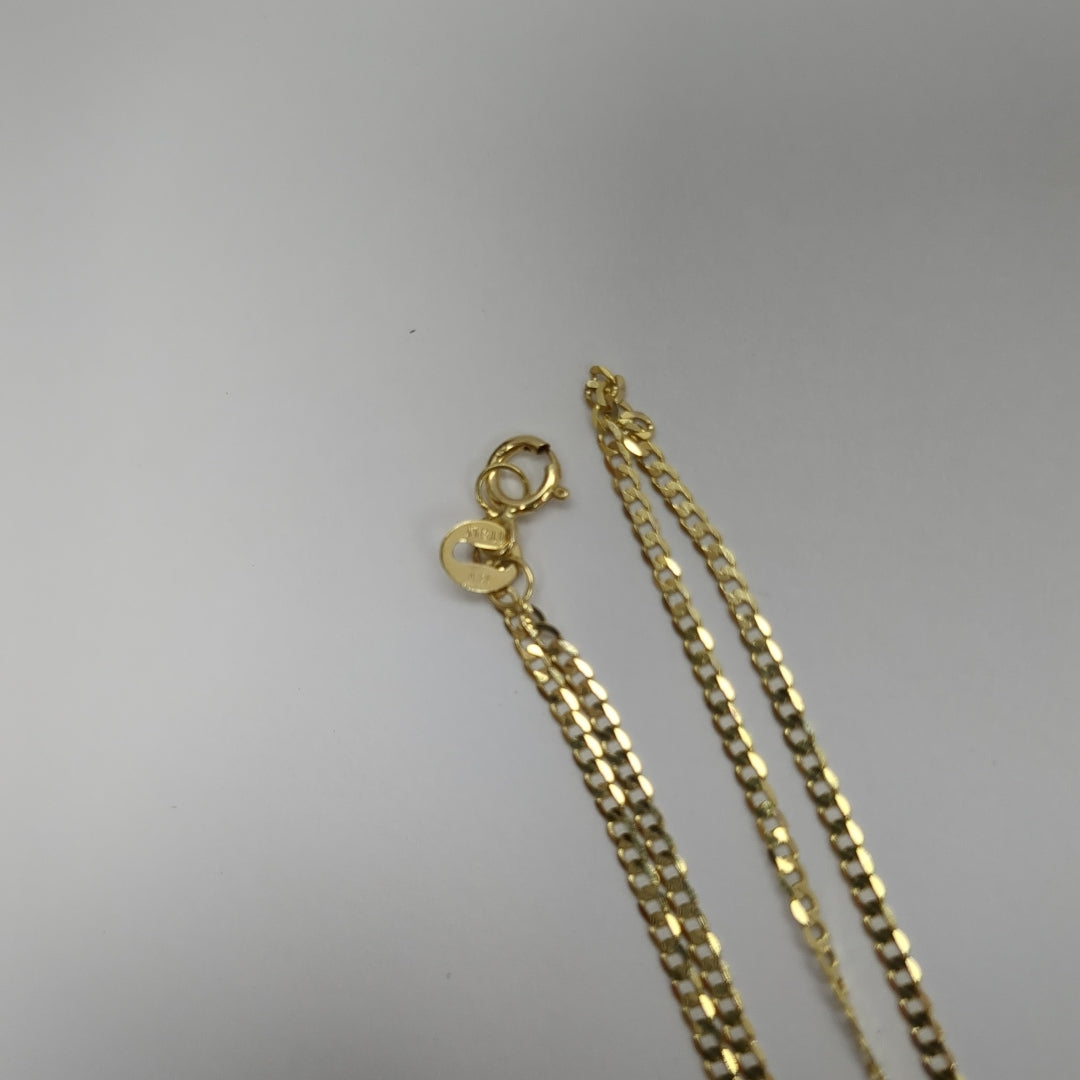 CADENAS BARBADA AMARILLA ORO 14K 3 (NUEVO)