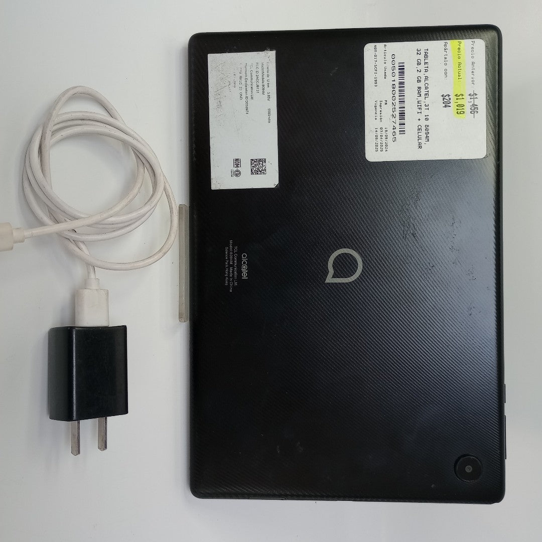 TABLETA ALCATEL 3T 10 8094M 32 GB 2 GB RAM (SEMINUEVO)