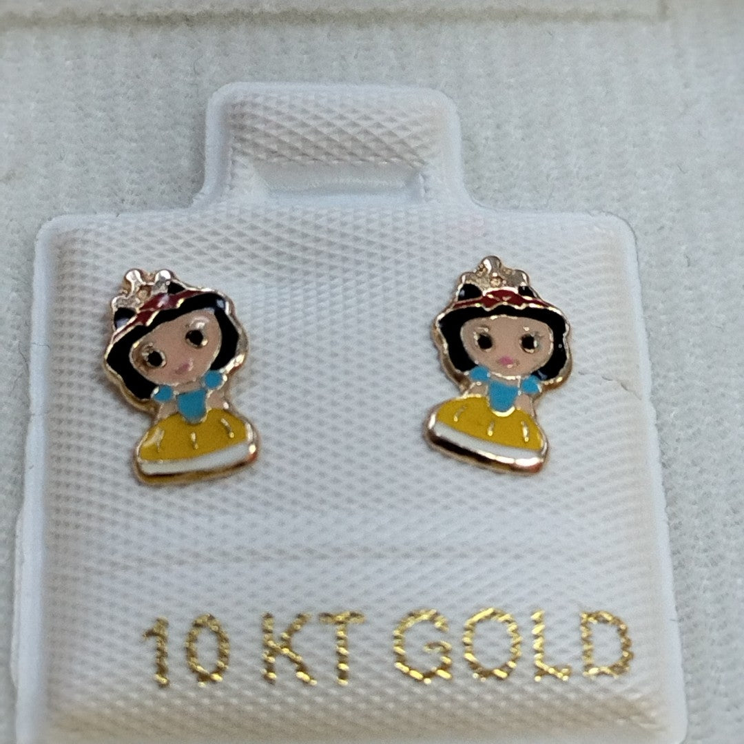 BROQUELES ORO 10K 1 (NUEVO)