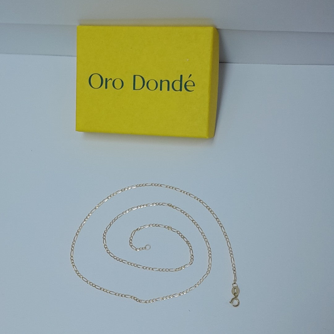 CADENAS CARTIER 3*1 AMARILLA ORO 10K 1.5 (NUEVO)