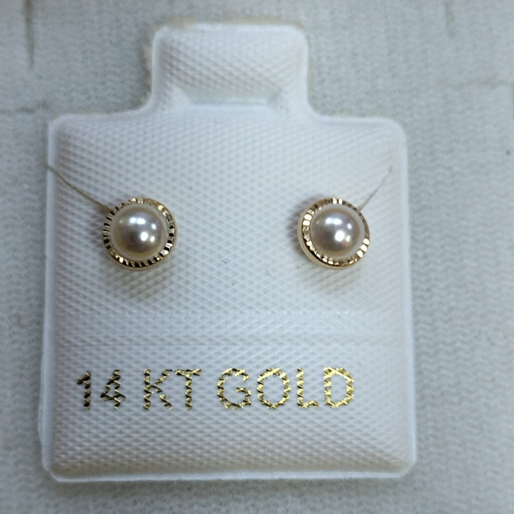 BROQUELES ORO 14K 1 (NUEVO)