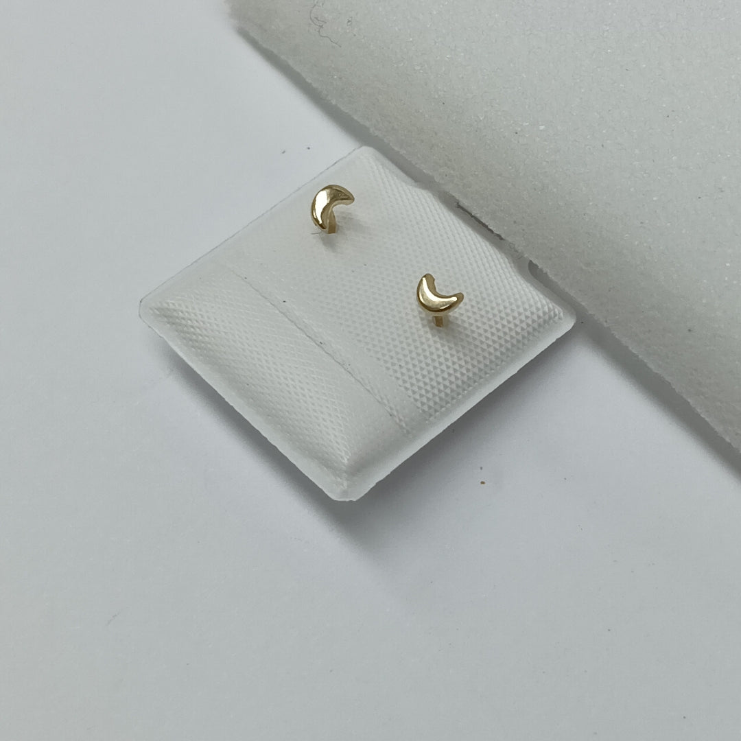 BROQUELES ORO 14K 1 GRS (NUEVO)