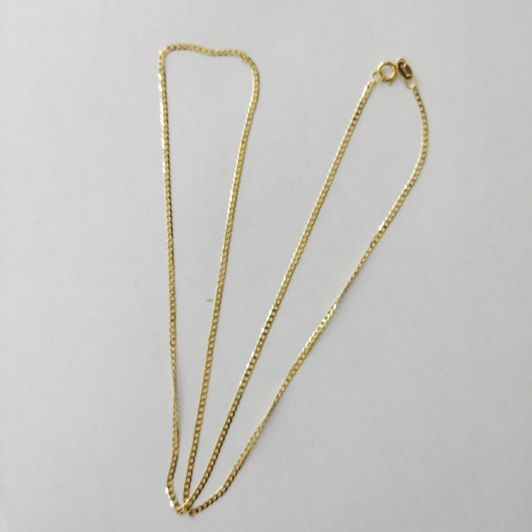 CADENAS BARBADA AMARILLA ORO 14K 1.7 (NUEVO)
