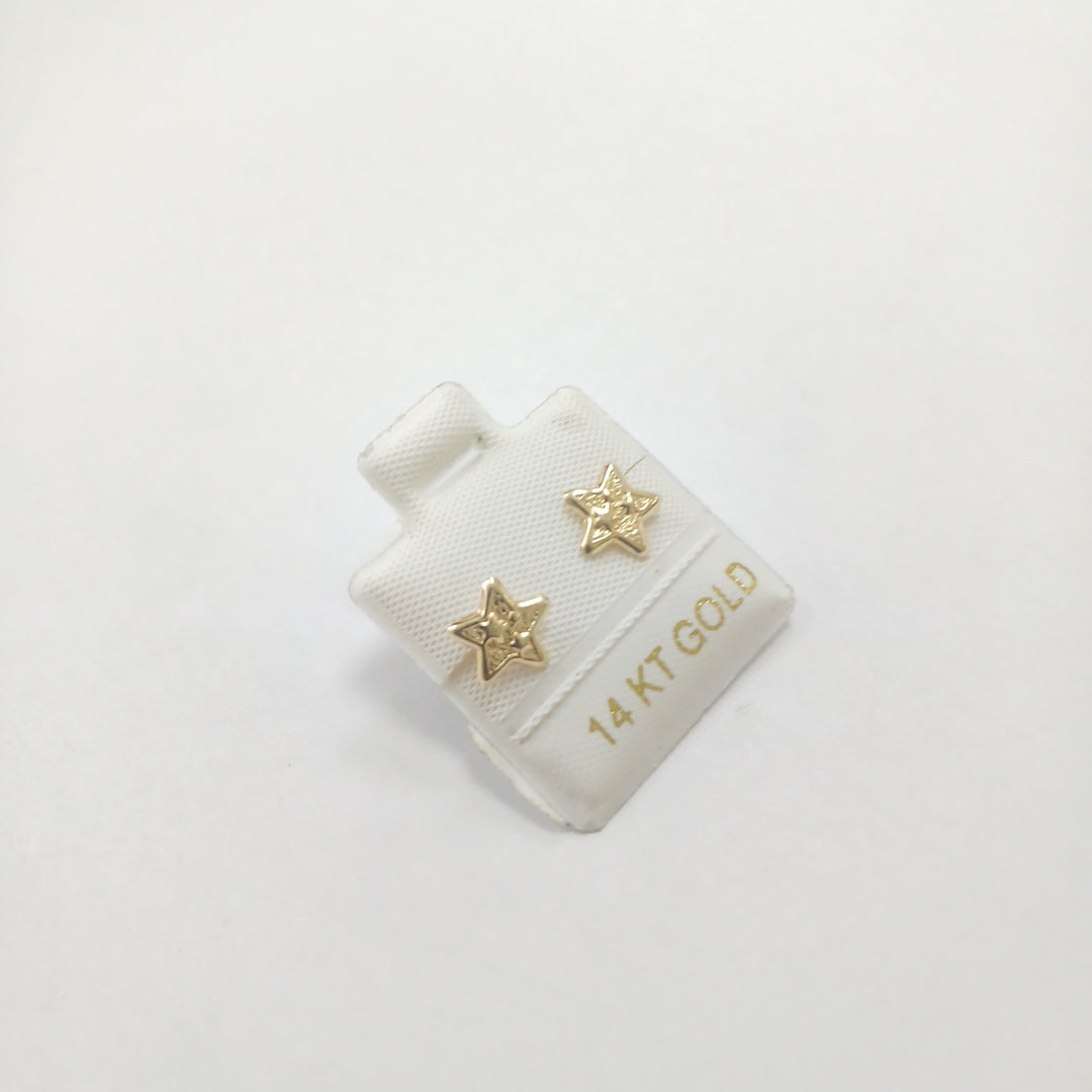 BROQUELES ORO 14K 1 (NUEVO)