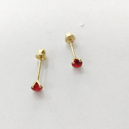 BROQUELES ORO 14K 1 (NUEVO)