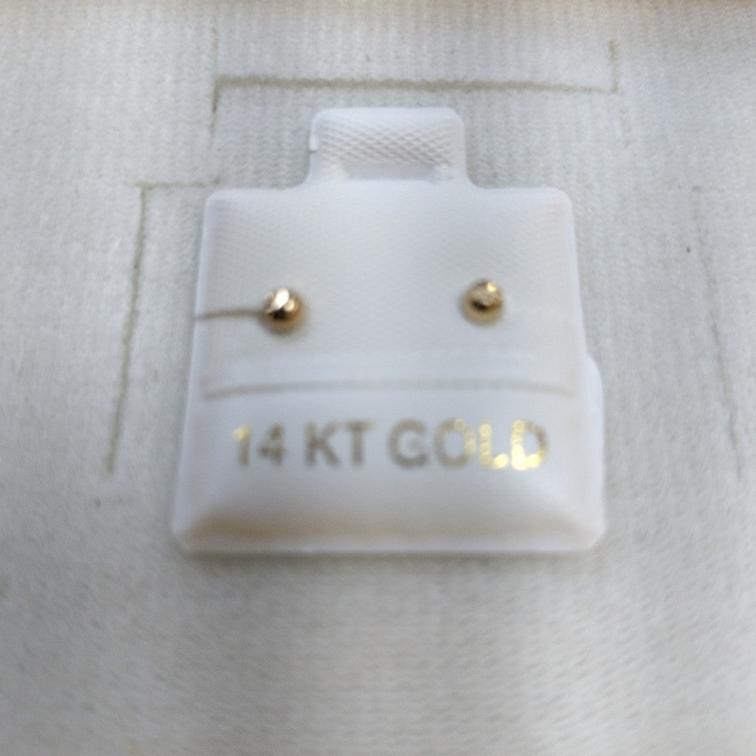 BROQUELES ORO 14K 1 (NUEVO)