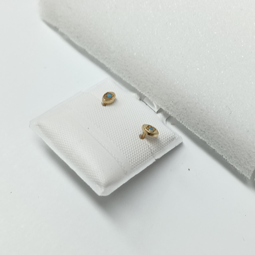 BROQUELES ORO 14K 1 (NUEVO)