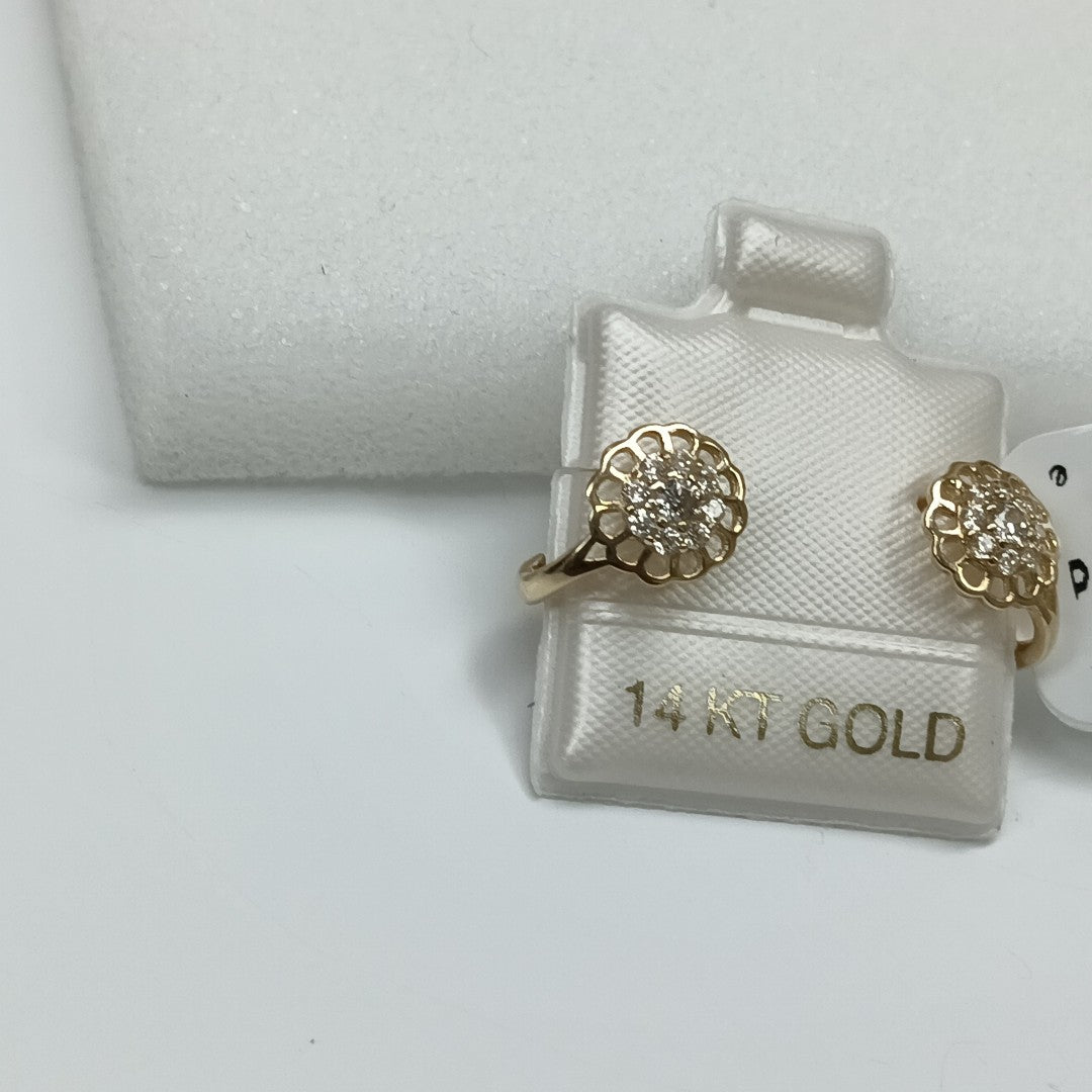 BROQUELES ORO 14K 1.1 (NUEVO)