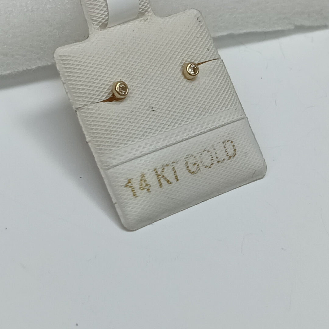 BROQUELES ORO 14K 1 (NUEVO)