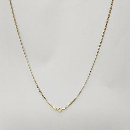 CADENAS BARBADA DIAMANTADA ORO 14K 3.4 (NUEVO)