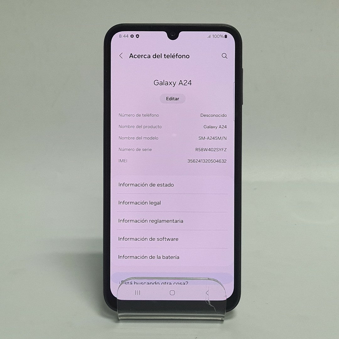 CELULAR SAMSUNG GALAXY A24 SM-A245M/N (2023) 128 GB 4 GB RAM (SEMINUEVO)