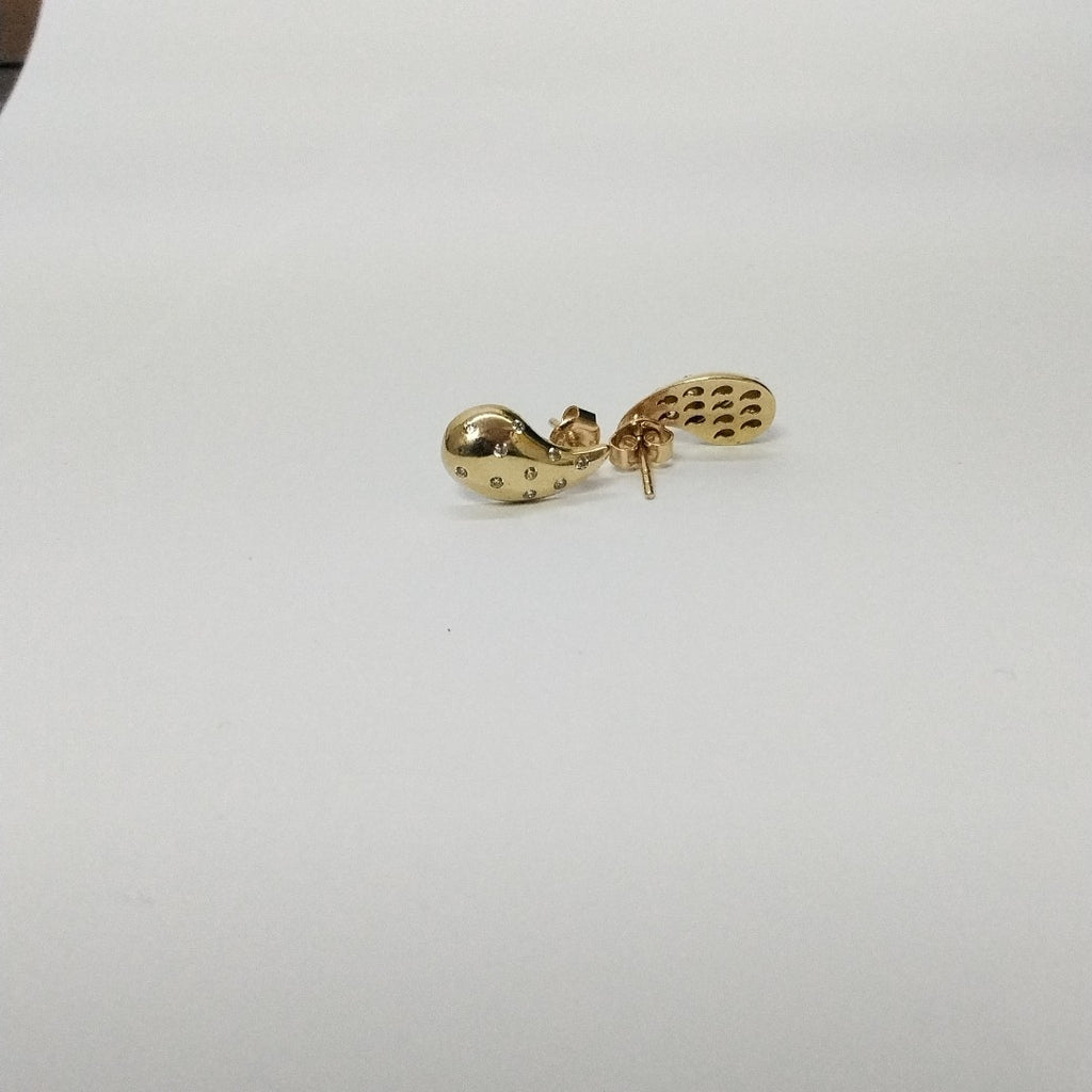 BROQUELES ORO 14K 2 (NUEVO)