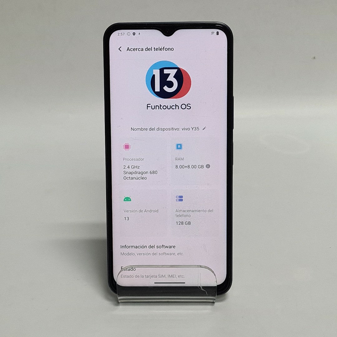 CELULAR VIVO Y35 V2205 128 GB 8 GB RAM (SEMINUEVO)