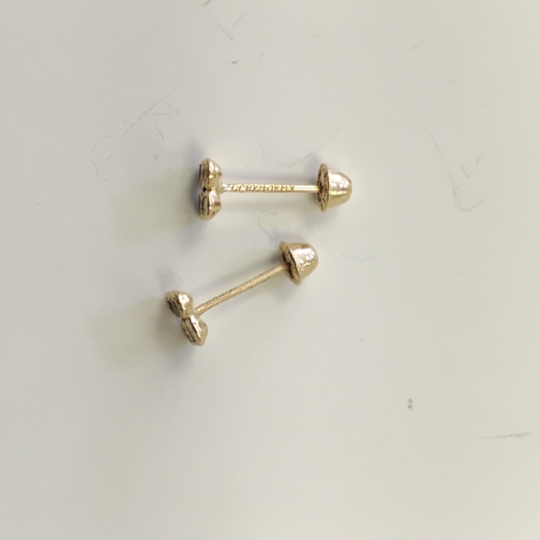 BROQUELES ORO 14K 1 (NUEVO)