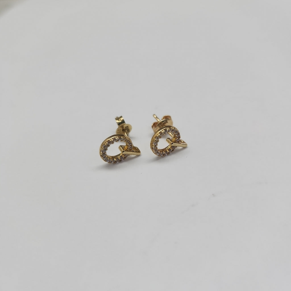BROQUELES ORO 14K 1.5 (NUEVO)