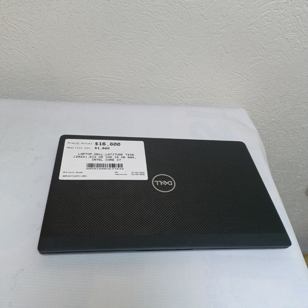 LAPTOP DELL LATITUDE 7430 (2023) 512 GB SSD 16 GB RAM (SEMINUEVO)