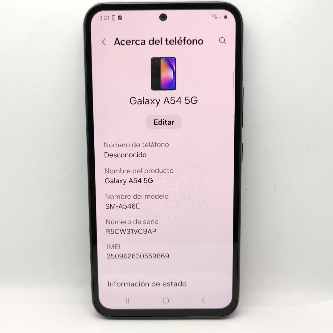 CELULAR SAMSUNG GALAXY A54 5G SM-A546E 256 GB 8 GB RAM